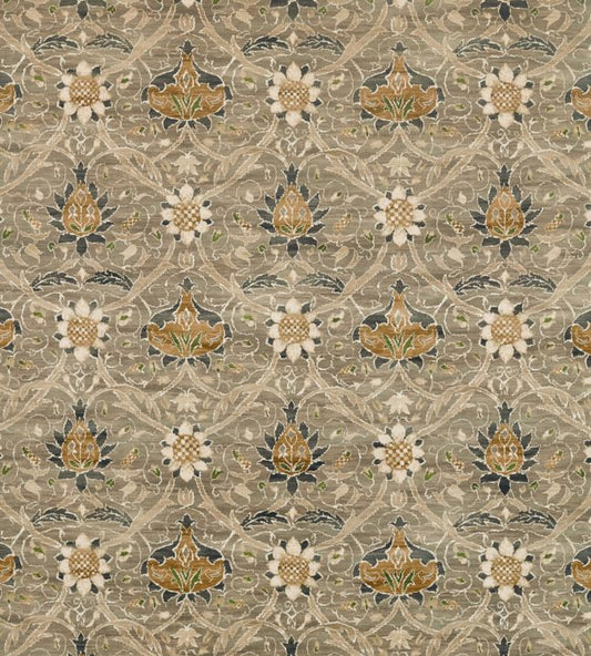 Montreal Velvet Fabric - Grey/Charcoal - 226390 - Morris & Co