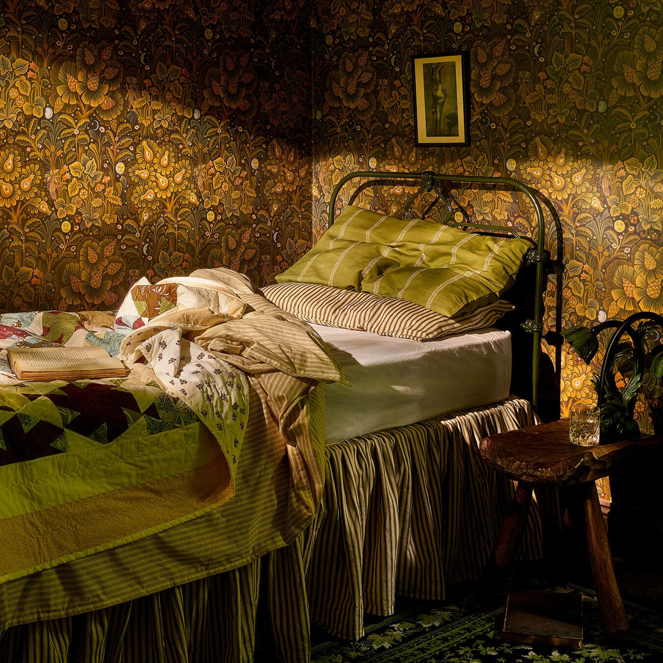 Moon Garden Wallpaper - Midnight - House of Hackney