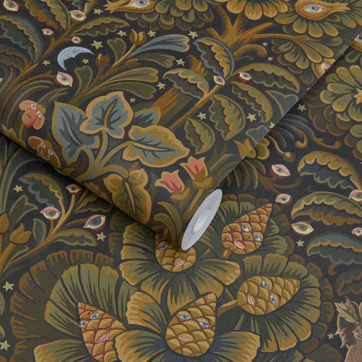 Moon Garden Wallpaper - Midnight - House of Hackney
