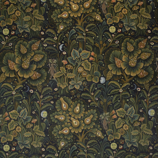 Moon Garden Wallpaper - Midnight - House of Hackney