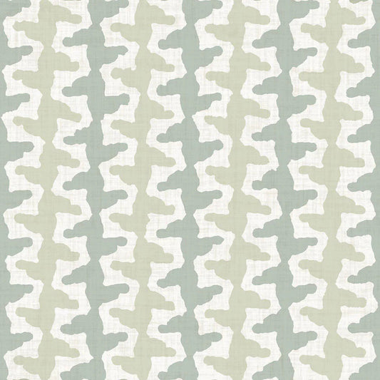 Morning Shore Wallpaper - Slow Cooked Sage & Rustic Green - Lucie Annabel