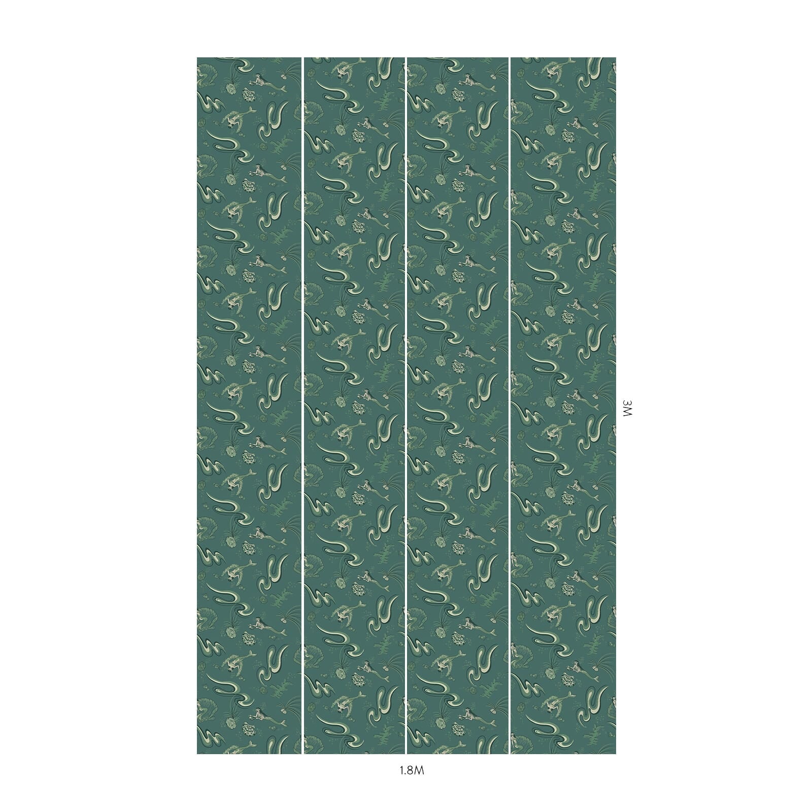 Morveren Wallpaper - Agate - House of Hackney