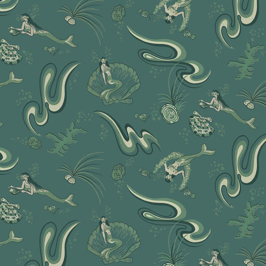 Morveren Wallpaper - Agate - House of Hackney