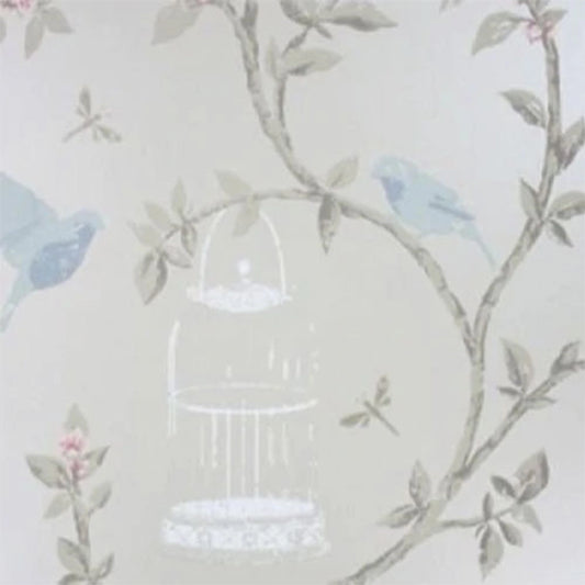 Birdcage Walk Wallpaper - Gray