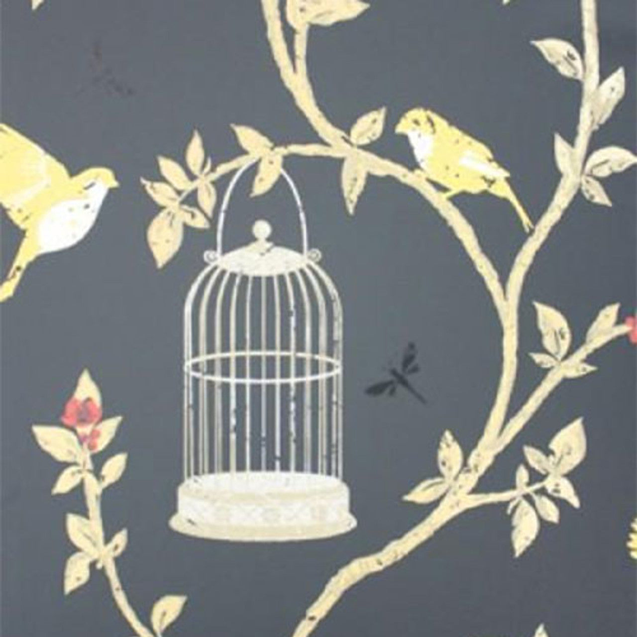 Birdcage Walk Wallpaper - Black