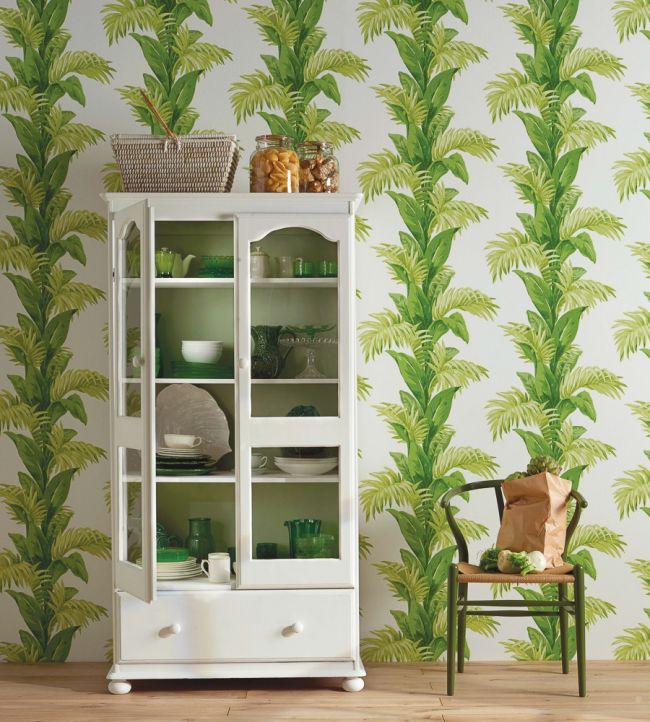 Palmetto Wallpaper - Green