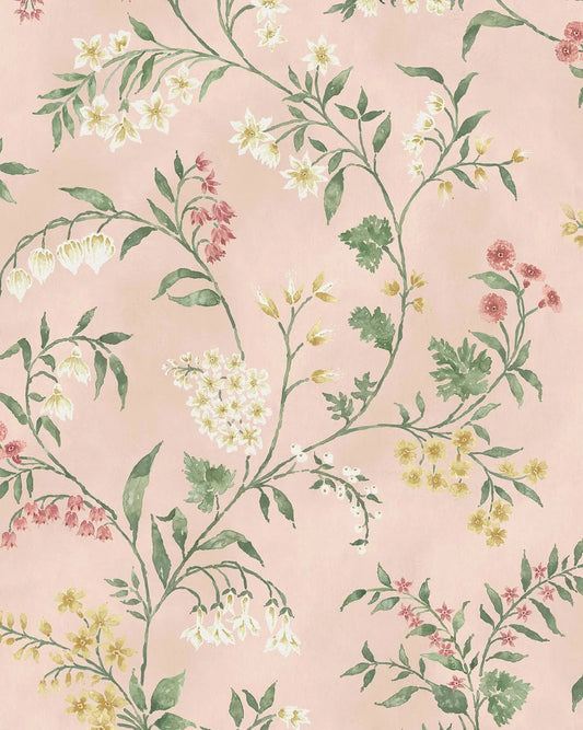 Almora Wallpaper - Pink