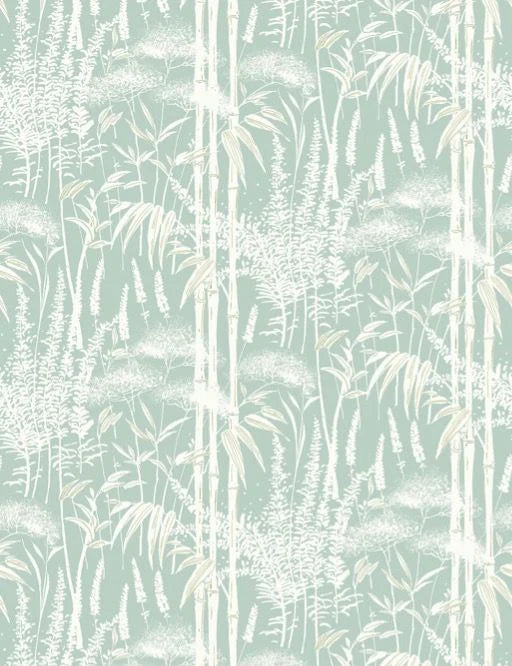 Poiteau Wallpaper - Teal