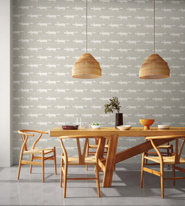 Midi Fox Room Wallpaper - Shadow