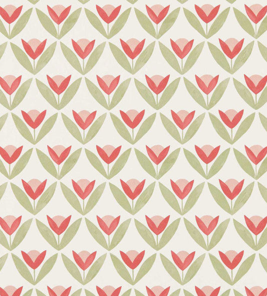 Tulip Trellis Wallpaper