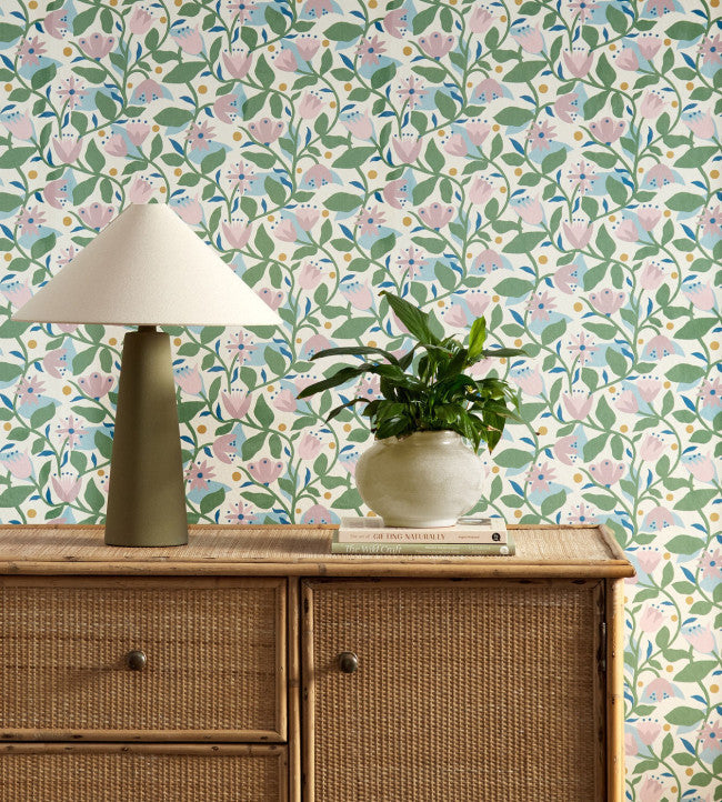 Dancing Daisies Wallpaper