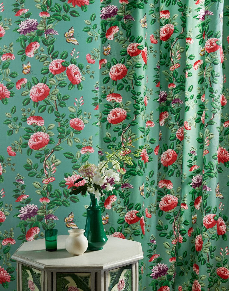 Nankin Wallpaper - Emeraude - 03113-03 - Manuel Canovas
