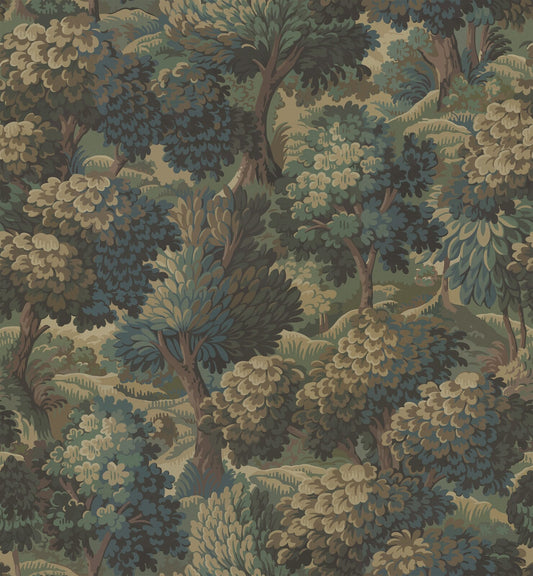 Nemor Wallpaper - Bronze - House of Hackney
