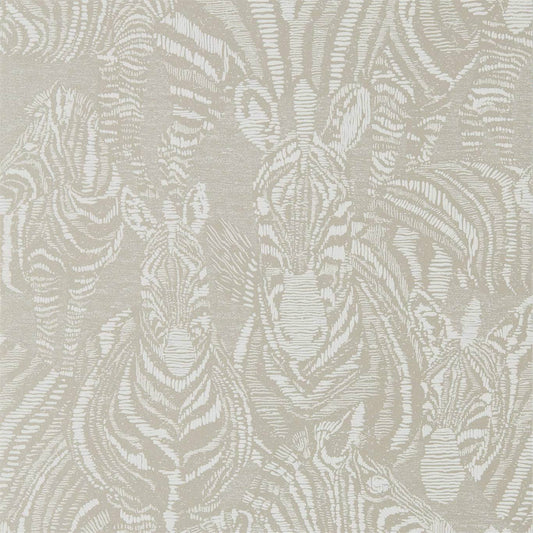 Nirmala Wallpaper - Platinum/Chalk - HMIW112241 - Harlequin