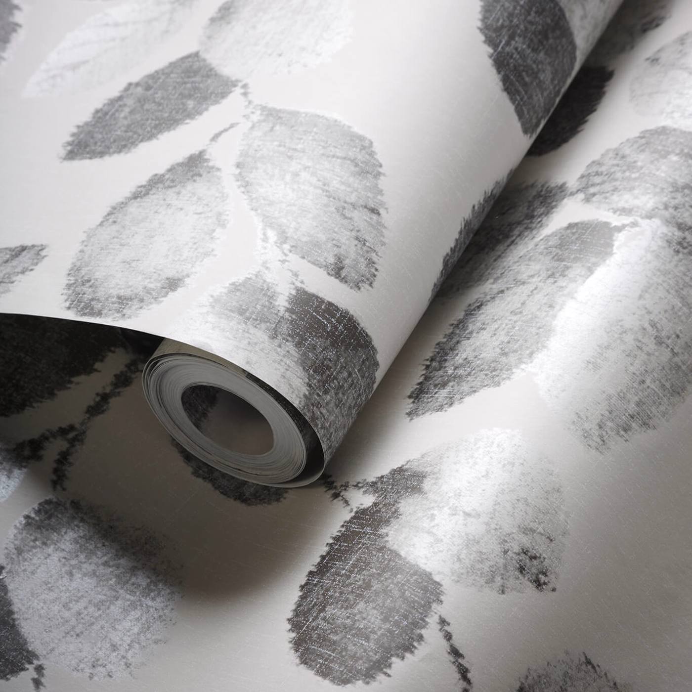 Northia Wallpaper - Charcoal - Clarke & Clarke