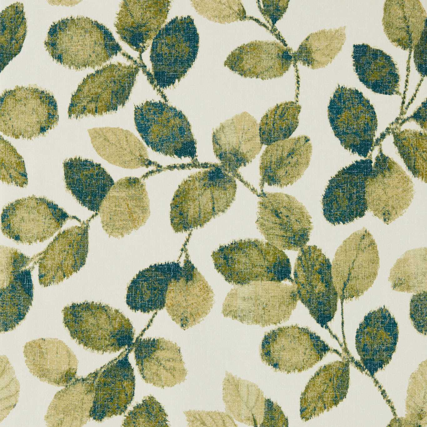 Northia Wallpaper - Olive/Peacock - Clarke & Clarke
