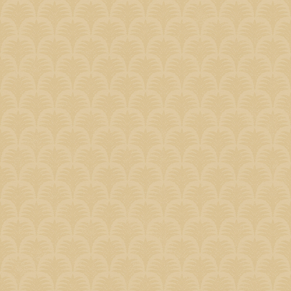 Nouveau Palm Wallpaper - Ochre - Lucie Annabel