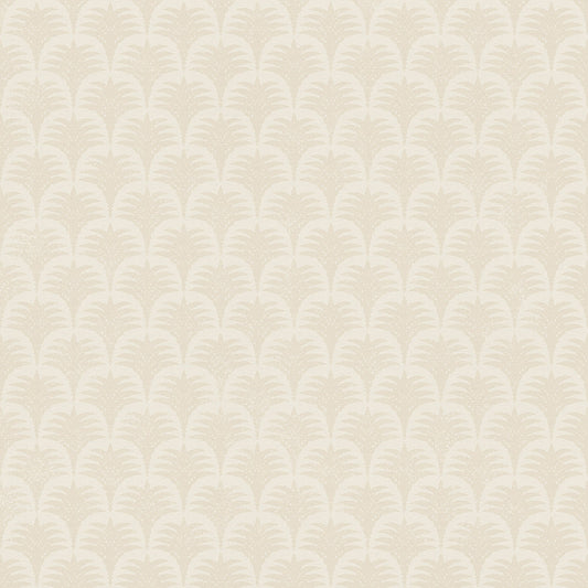 Nouveau Palm Wallpaper - Vintage Cream - Lucie Annabel
