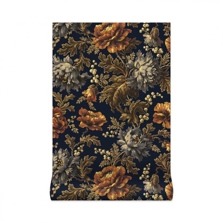 OPIA Wallpaper - Midnight - House of Hackney