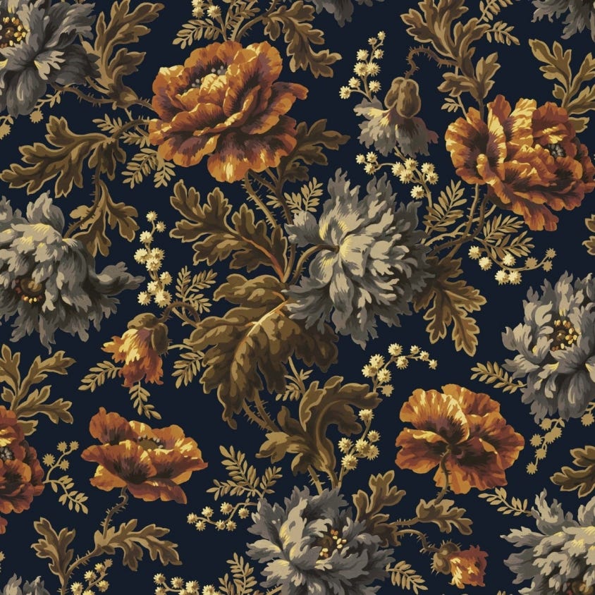 OPIA Wallpaper - Midnight - House of Hackney