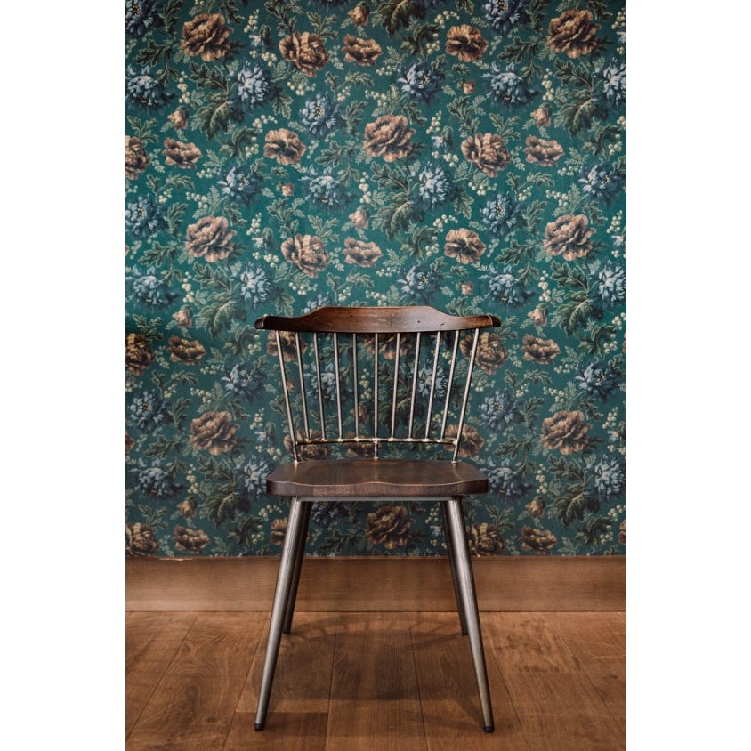 OPIA Wallpaper - Petrol - House of Hackney