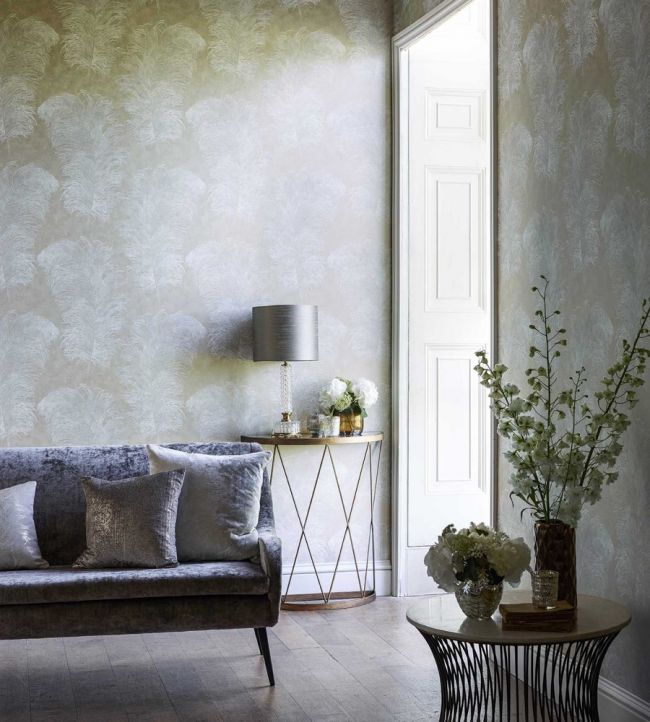 Operetta Wallpaper - Slate - HGAT111237 - Harlequin