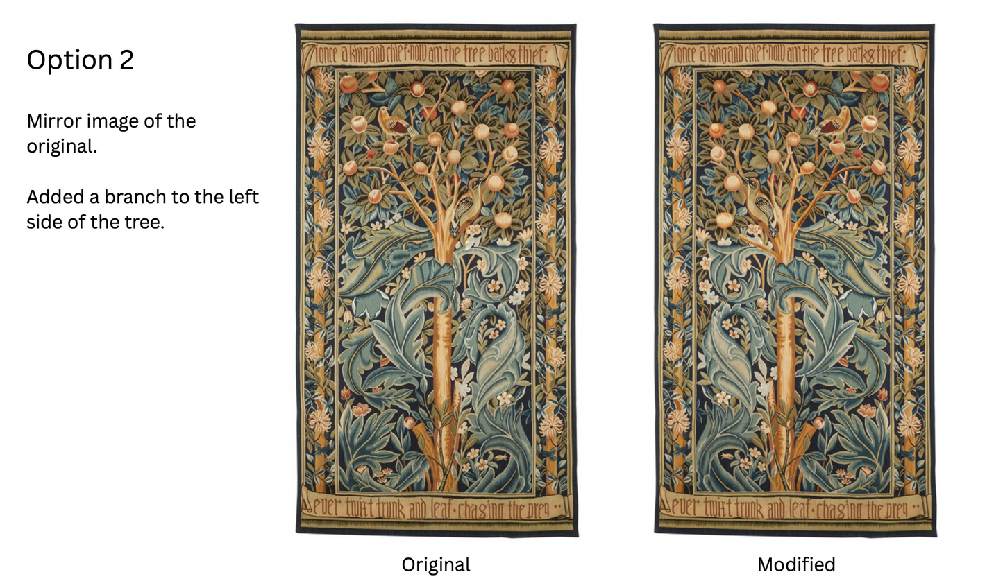 Woodpecker Tapestry - Option 2
