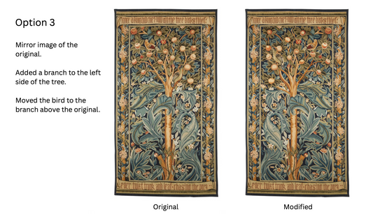Woodpecker Tapestry - Option 3