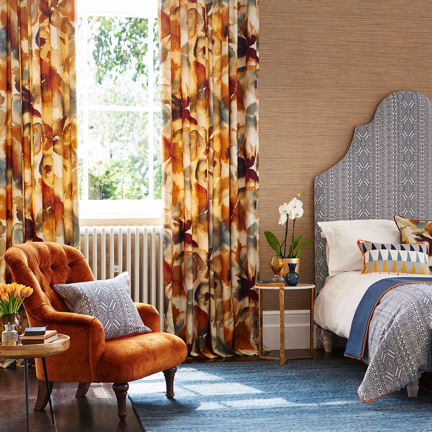 Oralia Wallpaper - Fawn - HETH111438 - Harlequin