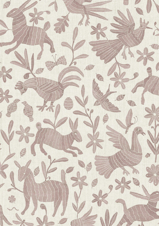 Otomi Wallpaper - Bunny Pink
