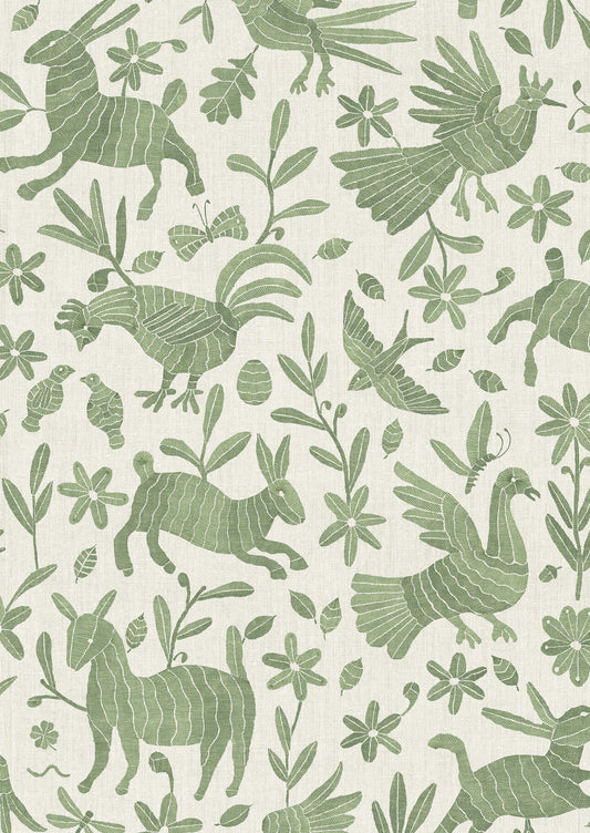 Otomi Wallpaper - Leafy