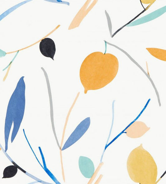 Oxalis Wallpaper - Papaya / Honey - NZAW111995 - Scion