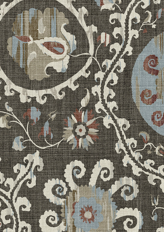 Oxus Wallpaper - Turkish Brown