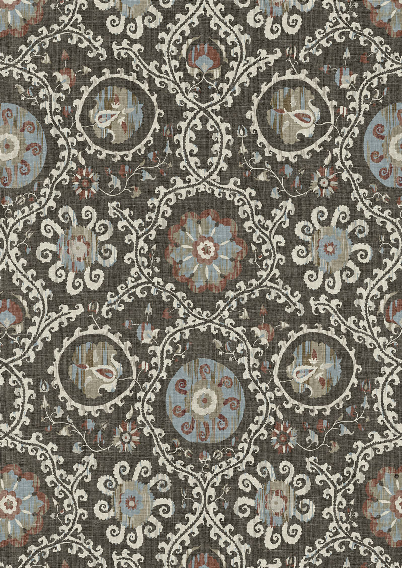 Oxus Wallpaper - Turkish Brown