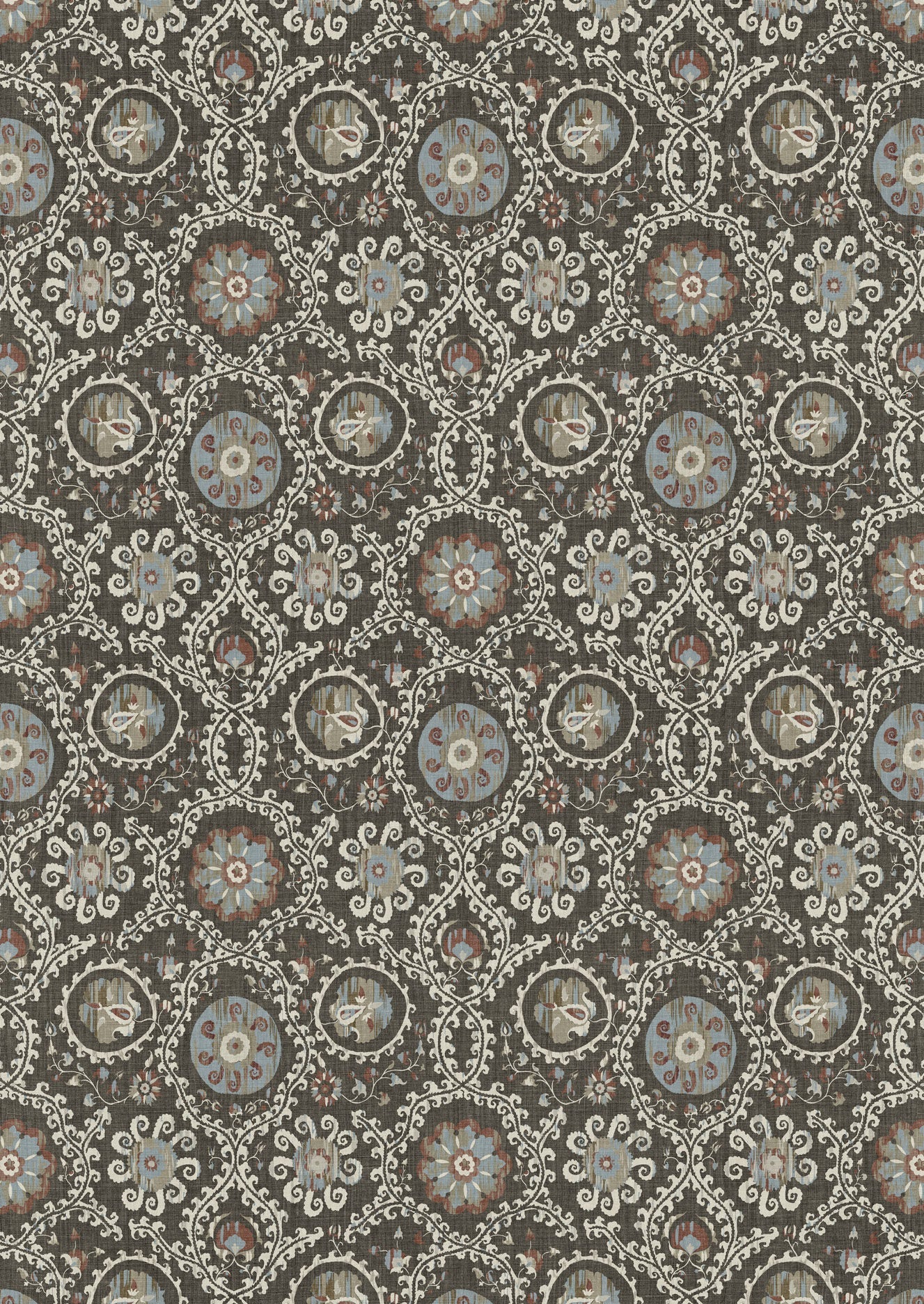 Oxus Wallpaper - Turkish Brown