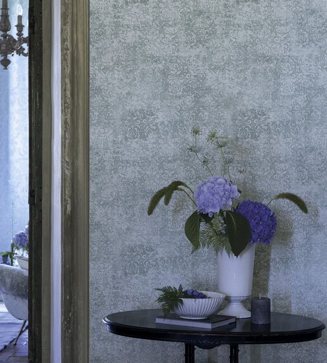 Contarini Room Wallpaper - Blue
