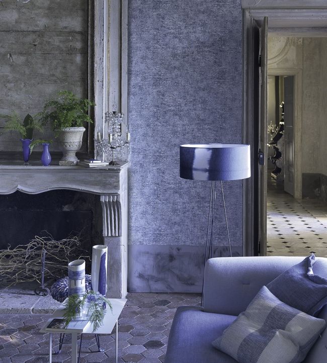 Cerato Room Wallpaper - Blue