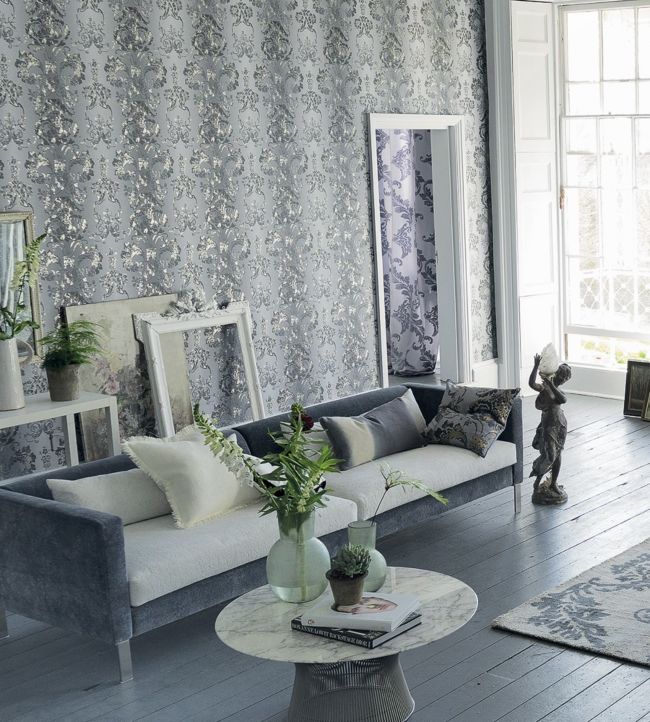 Kashgar Room Wallpaper - Black