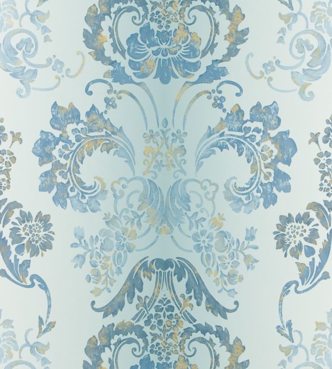 Kashgar Wallpaper - Blue