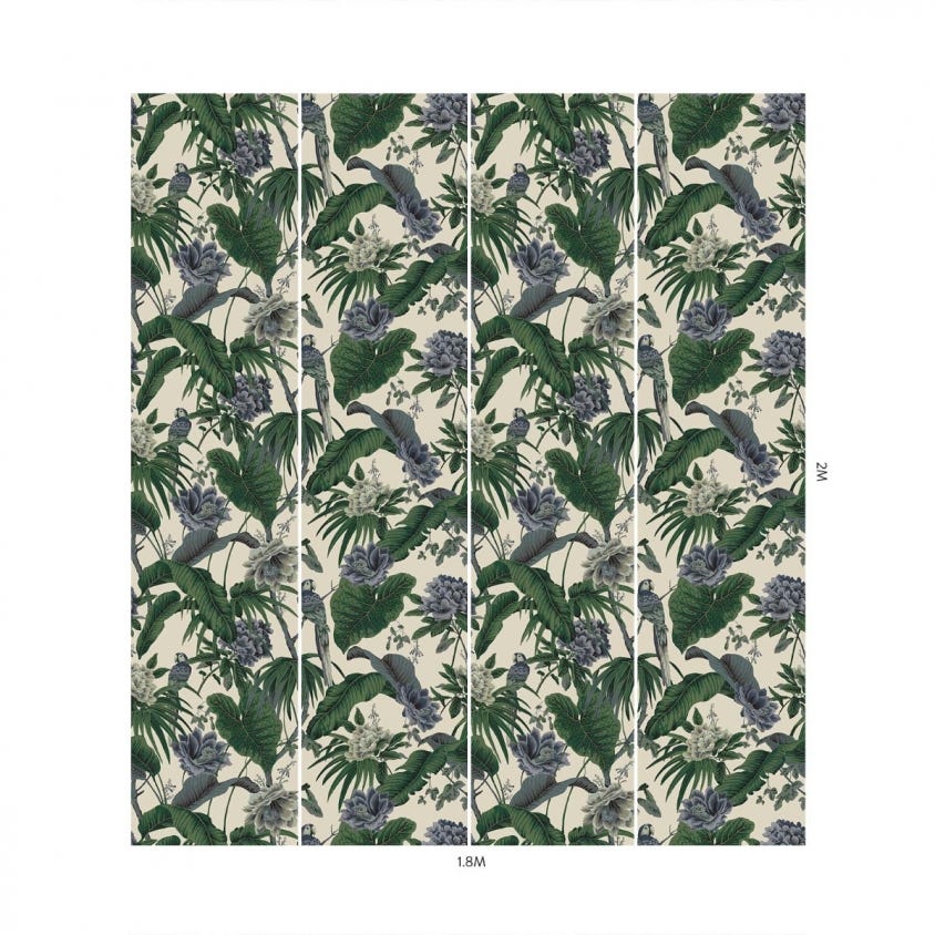 PARADISA Wallpaper - Off-White - House of Hackney