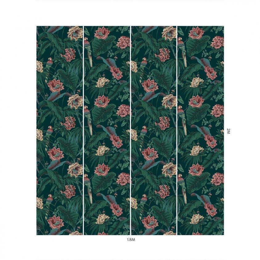 PARADISA Wallpaper - Spruce-Green - House of Hackney