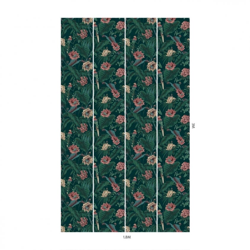 PARADISA Wallpaper - Spruce-Green - House of Hackney