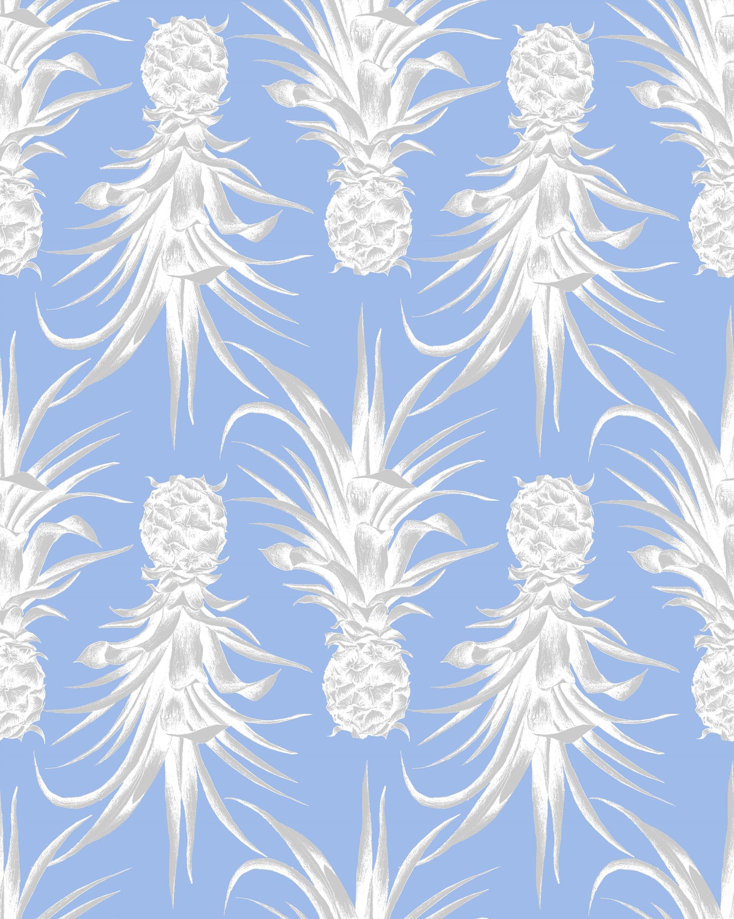 Pina Colada Wallpaper - Blue - Petronella Hall
