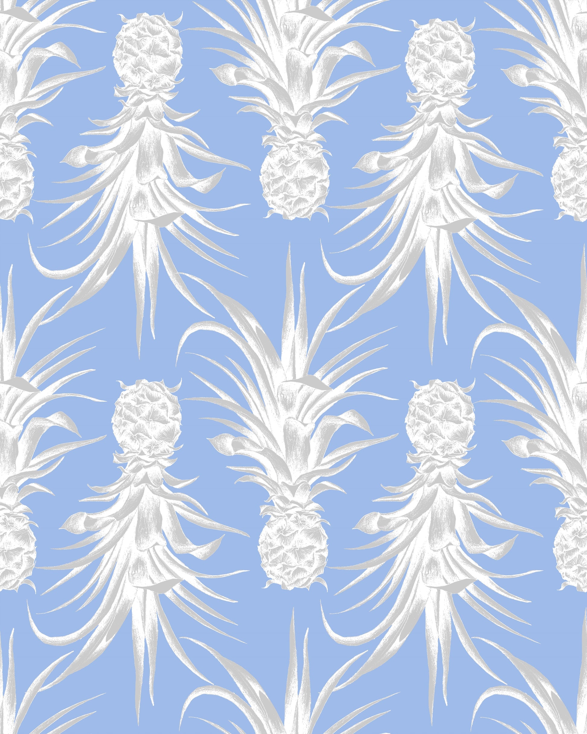 Pina Colada Wallpaper - Blue - Petronella Hall