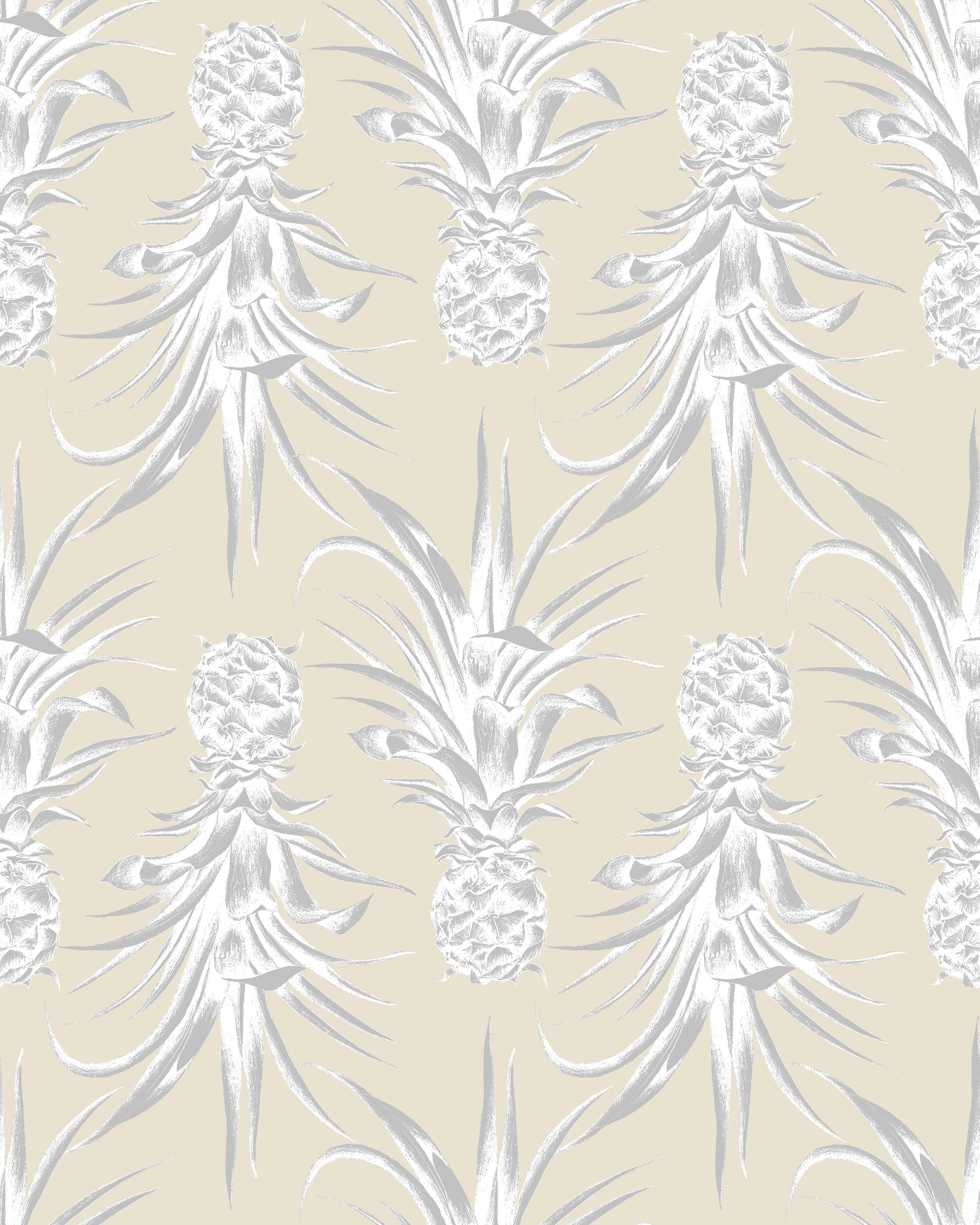 Pina Colada Wallpaper - Beige - Petronella Hall
