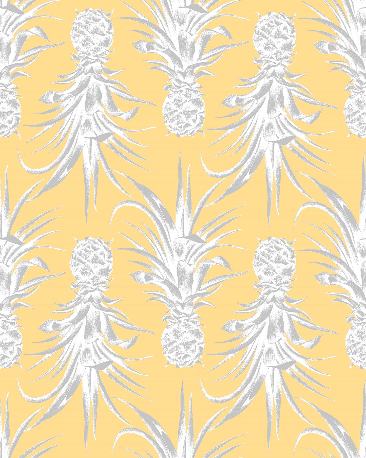 Pina Colada Wallpaper - Yellow - Petronella Hall