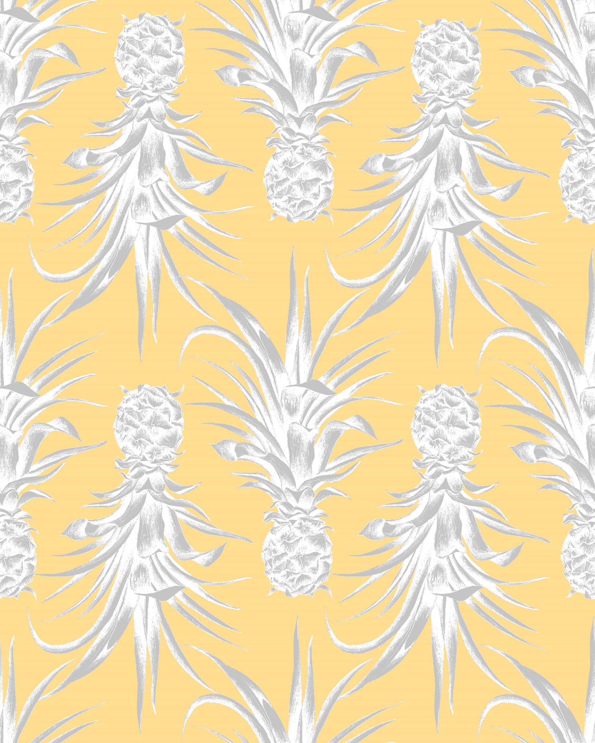 Pina Colada Wallpaper - Yellow - Petronella Hall