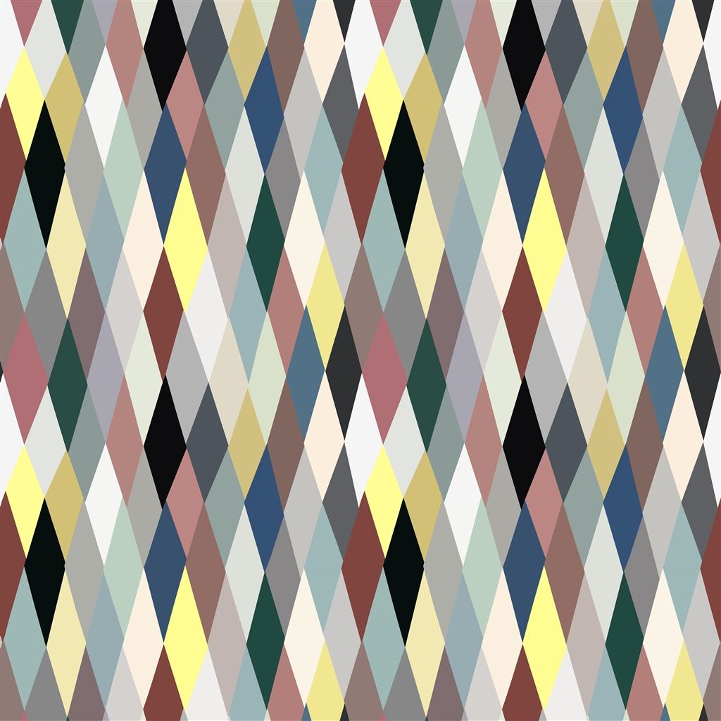 Mascarade Arlequin Wallpaper - Multicolor