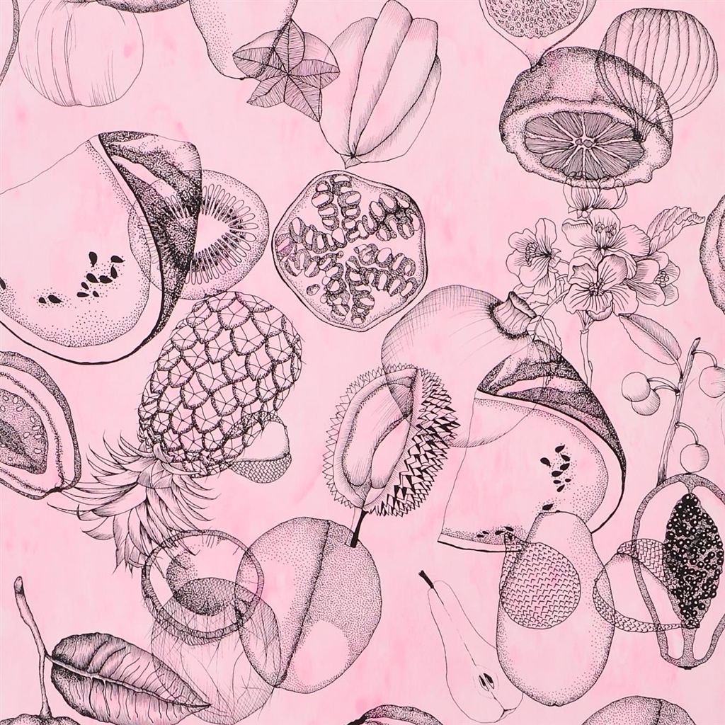 Agua Parati Wallpaper - Pink