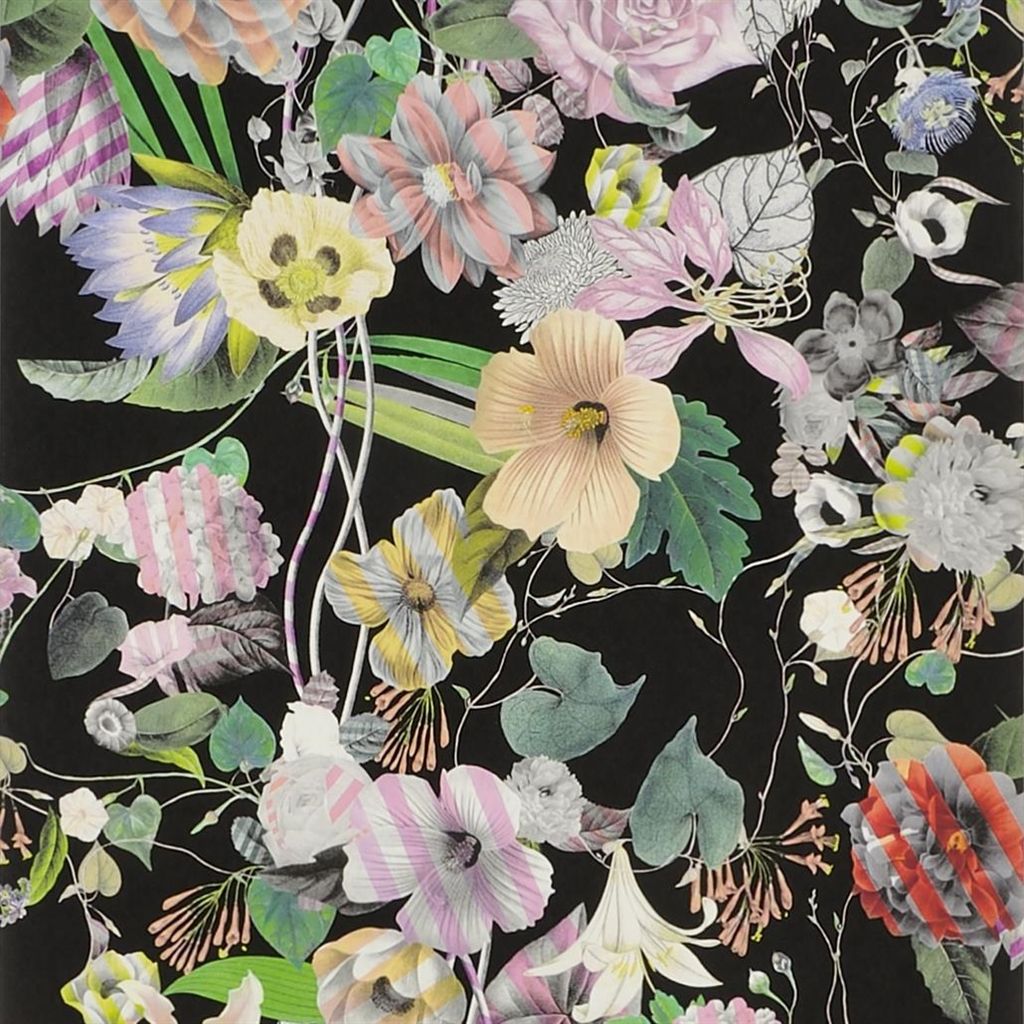 Malmaison Wallpaper - Black 